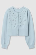 【アルアバイル/allureville】の【LOULOU WILLOUGHBY】CHERRYビジューカーディガン 人気、トレンドファッション・服の通販 founy(ファニー) ファッション Fashion レディースファッション Fashion for Women トップス・カットソー Cut & Sew Tops ニット Knit Tops & Sweaters カーディガン・羽織り Layered Style Cardigans 2026年 2026 カーディガン Cardigan, Knitwear コンパクト Compact, Small Size ビジュー Bijou, Jewel-like Accent モチーフ Motif, Design Theme 夏 Summer 春 Spring S/S・春夏 SS, Spring/Summer, Warm Season thumbnail サックス|ID: prp329100004780699 ipo3291000000035004218