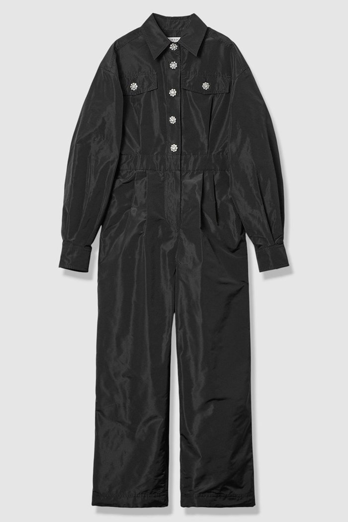 【アルアバイル/allureville】の【LOULOU WILLOUGHBY】タフタビジュー釦オールインワン インテリア・キッズ・メンズ・レディースファッション・服の通販 founy(ファニー) https://founy.com/ ファッション Fashion レディースファッション Fashion for Women パンツ Pants & Trousers 2025年 2025 2025-2026秋冬・A/W Autumn/Winter 2025–26 AW25–26 イタリア Italy タフタ Taffeta, Structured Fabric ビジュー Bijou, Jewel-like Accent フォーマル Formal, Dressy A/W・秋冬 Autumn/Winter |ID: prp329100004780701 ipo3291000000034684828