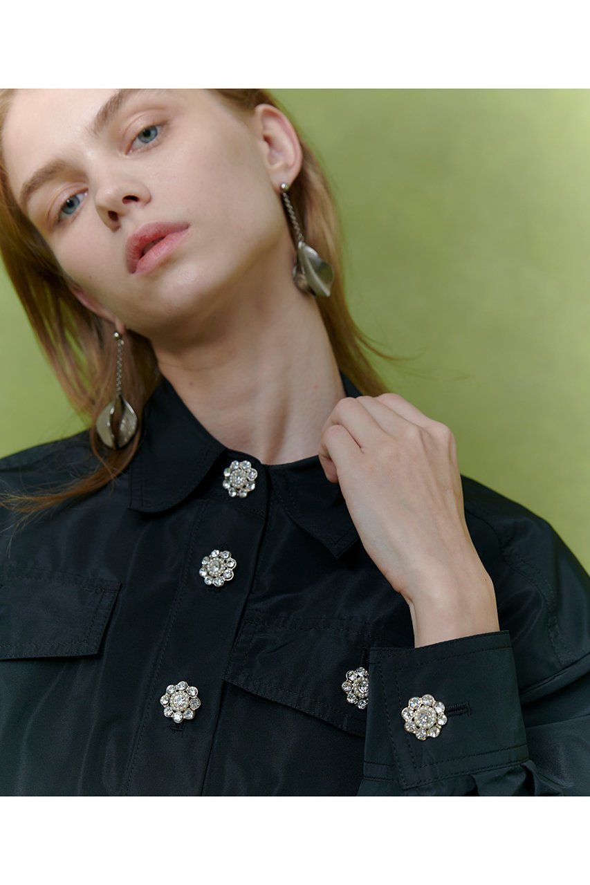 【アルアバイル/allureville】の【LOULOU WILLOUGHBY】タフタビジュー釦オールインワン 人気、トレンドファッション・服の通販 founy(ファニー) 　ファッション　Fashion　レディースファッション　Fashion for Women　パンツ　Pants & Trousers　2026年　2026　イタリア　Italy　タフタ　Taffeta, Structured Fabric　ビジュー　Bijou, Jewel-like Accent　フォーマル　Formal, Dressy　夏　Summer　春　Spring　S/S・春夏　SS, Spring/Summer, Warm Season　other-6|ID: prp329100004780701 ipo3291000000036185287