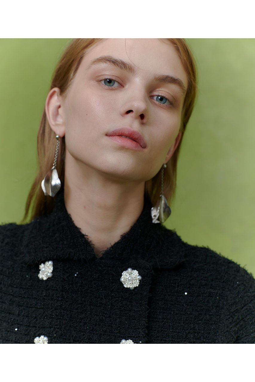 【アルアバイル/allureville】の【LOULOU WILLOUGHBY】ニットツィードワンピース 人気、トレンドファッション・服の通販 founy(ファニー) ファッション Fashion レディースファッション Fashion for Women ワンピース Dresses チュニック Tunic Tops & Dresses 2025年 2025 2025-2026秋冬・A/W Autumn/Winter 2025–26 AW25–26 シルバー Silver, Metallic Silver スパンコール Sequins, Sequin Embellishment チュニック Tunic, Long Top ツイード Twill, Twill Weave ロング Long, Long-Length エレガント 上品 Elegant A/W・秋冬 Autumn/Winter other-3|ID: prp329100004780703 ipo3291000000034684846