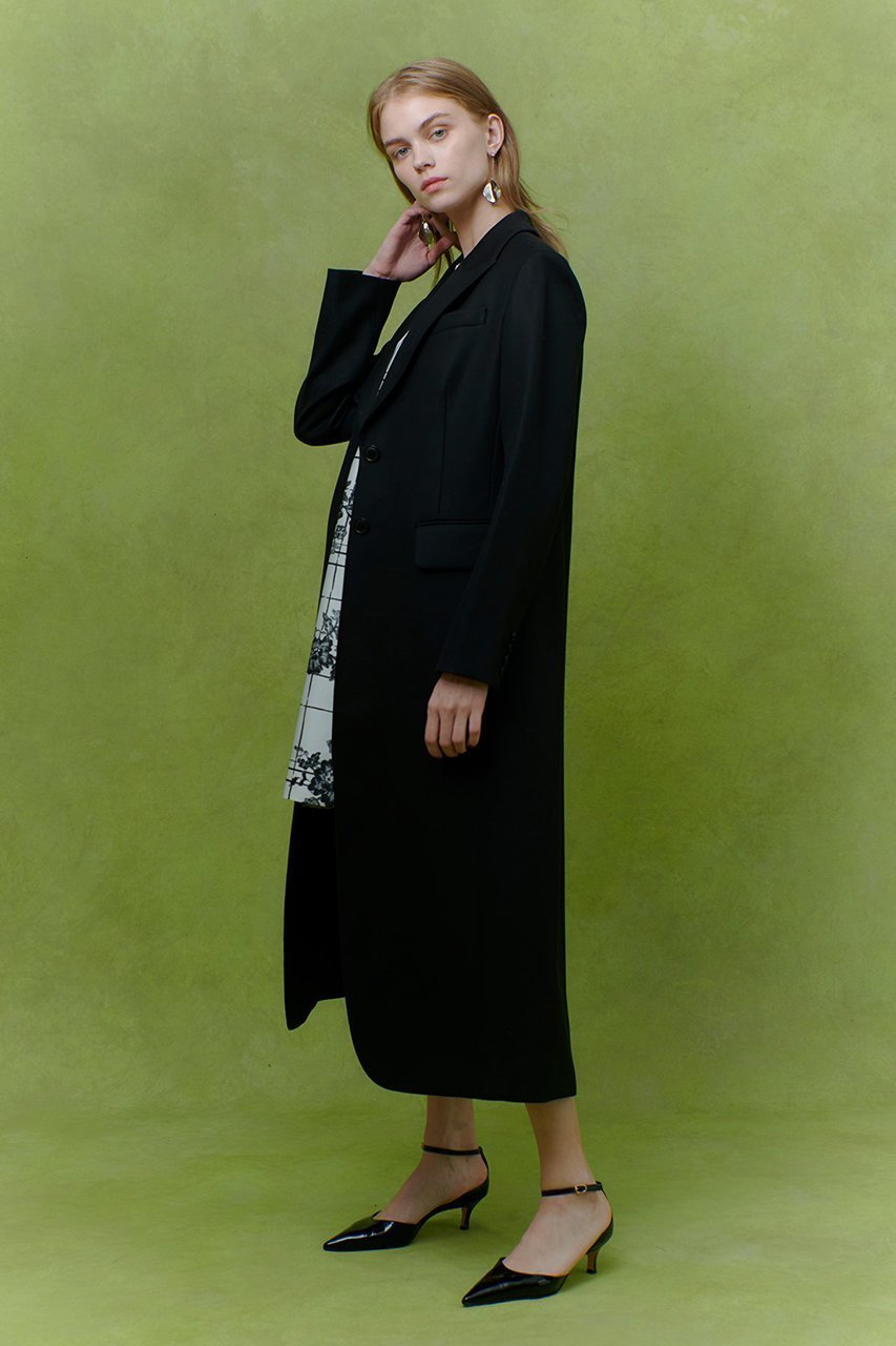 【アルアバイル/allureville】の【LOULOU WILLOUGHBY】ビスコースツイルチェスターコート 人気、トレンドファッション・服の通販 founy(ファニー) 　ファッション　Fashion　レディースファッション　Fashion for Women　アウター　Coat / Outerwear Collection　コート・ロングコート・ピーコート　Long Coats, Peacoats & More　チェスターコート・ロング丈アウター　Chester Coats / Chesterfield Long Coats　2025年　2025　2025-2026秋冬・A/W　Autumn/Winter 2025–26 AW25–26　ストレート　Straight, Straight Cut　チェスターコート　Chester Coat, Long Coat　パイピング　Piping, Trim Design　ロング　Long, Long-Length　エレガント 上品　Elegant　A/W・秋冬　Autumn/Winter　other-5|ID: prp329100004780705 ipo3291000000034684863