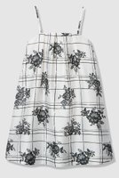 【アルアバイル/allureville】の【LOULOU WILLOUGHBY】SILK CO フラワーチェックワンピース 人気、トレンドファッション・服の通販 founy(ファニー) ファッション Fashion レディースファッション Fashion for Women ワンピース Dresses チュニック Tunic Tops & Dresses 2025年 2025 2025-2026秋冬・A/W Autumn/Winter 2025–26 AW25–26 イタリア Italy エレガント 上品 Elegant コルセット Corset, Bustier チェック Check, Plaid, Tartan チュニック Tunic, Long Top フラワー Flower, Floral モチーフ Motif, Design Theme モノトーン Monotone, Black and White レース Lace, Lace Fabric ロング Long, Long-Length A/W・秋冬 Autumn/Winter |ID:prp329100004780707