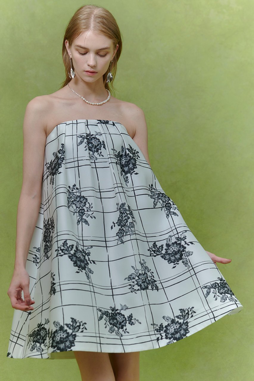 【アルアバイル/allureville】の【LOULOU WILLOUGHBY】SILK CO フラワーチェックワンピース 人気、トレンドファッション・服の通販 founy(ファニー) ファッション Fashion レディースファッション Fashion for Women ワンピース Dresses チュニック Tunic Tops & Dresses 2026年 2026 イタリア Italy エレガント 上品 Elegant コルセット Corset, Bustier チェック Check, Plaid, Tartan チュニック Tunic, Long Top フラワー Flower, Floral モチーフ Motif, Design Theme モノトーン Monotone, Black and White レース Lace, Lace Fabric ロング Long, Long-Length 夏 Summer 春 Spring S/S・春夏 SS, Spring/Summer, Warm Season other-6|ID: prp329100004780707 ipo3291000000036185306