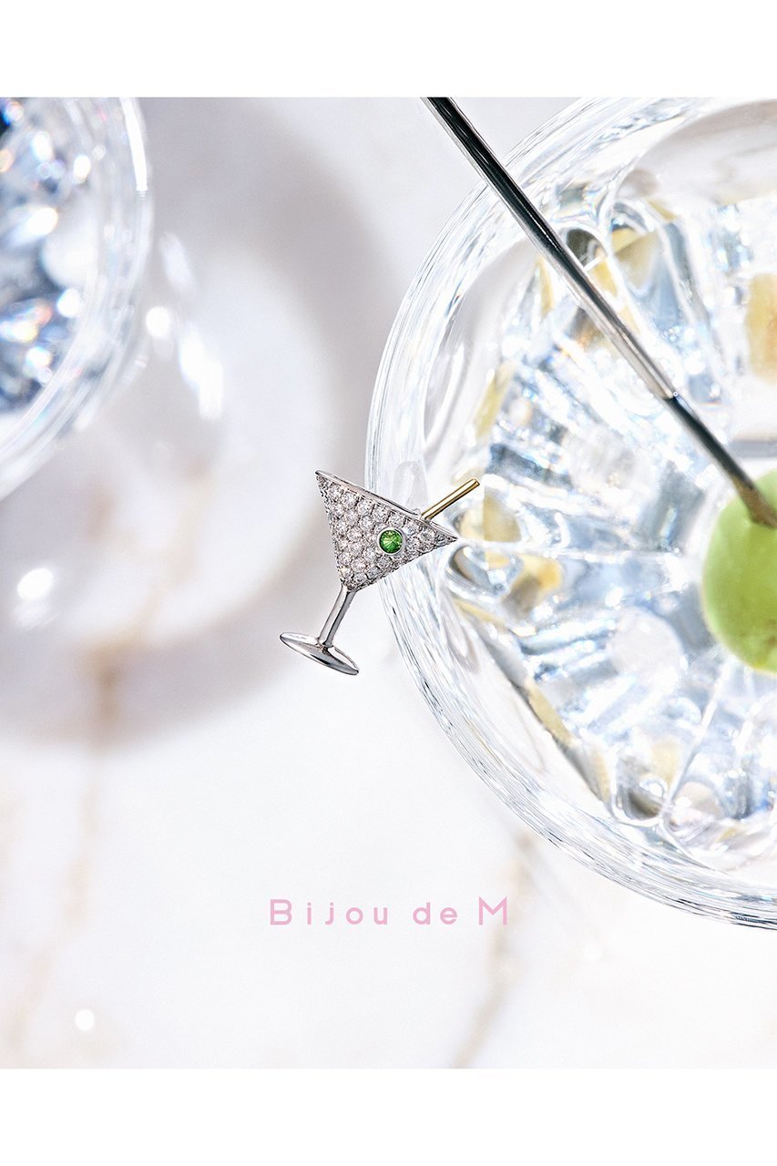 【ビジュードエム/Bijou de M】の【受注生産】マティーニのピアス(片耳用) 人気、トレンドファッション・服の通販 founy(ファニー) 　ファッション　Fashion　レディースファッション　Fashion for Women　ジュエリー　Jewelry　ファッションリング　Fashion Rings　イヤリング・フープ・ドロップタイプ　Hoop, Drop & Clip Earrings　イヤリング　Earrings　グラス　Glass, Eyewear　ジュエリー　Jewelry, Accessories　ダイヤモンド　Diamond, Brilliant Cut　新作・新入荷　New Arrivals / New In　片耳　One-Ear, Single Earring　other-3|ID: prp329100004781779 ipo3291000000034694540