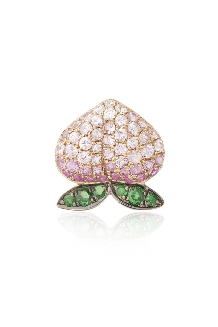 【ビジュードエム/Bijou de M】の【受注生産】もものピアス(片耳用) インテリア・キッズ・メンズ・レディースファッション・服の通販 founy(ファニー) 　ファッション　Fashion　レディースファッション　Fashion for Women　ジュエリー　Jewelry　ファッションリング　Fashion Rings　イヤリング・フープ・ドロップタイプ　Hoop, Drop & Clip Earrings　イヤリング　Earrings　シンプル　Simple, Minimal　ジュエリー　Jewelry, Accessories　フォルム　Silhouette, Form　新作・新入荷　New Arrivals / New In　片耳　One-Ear, Single Earring　ローズゴールド|ID: prp329100004781781 ipo3291000000034694546