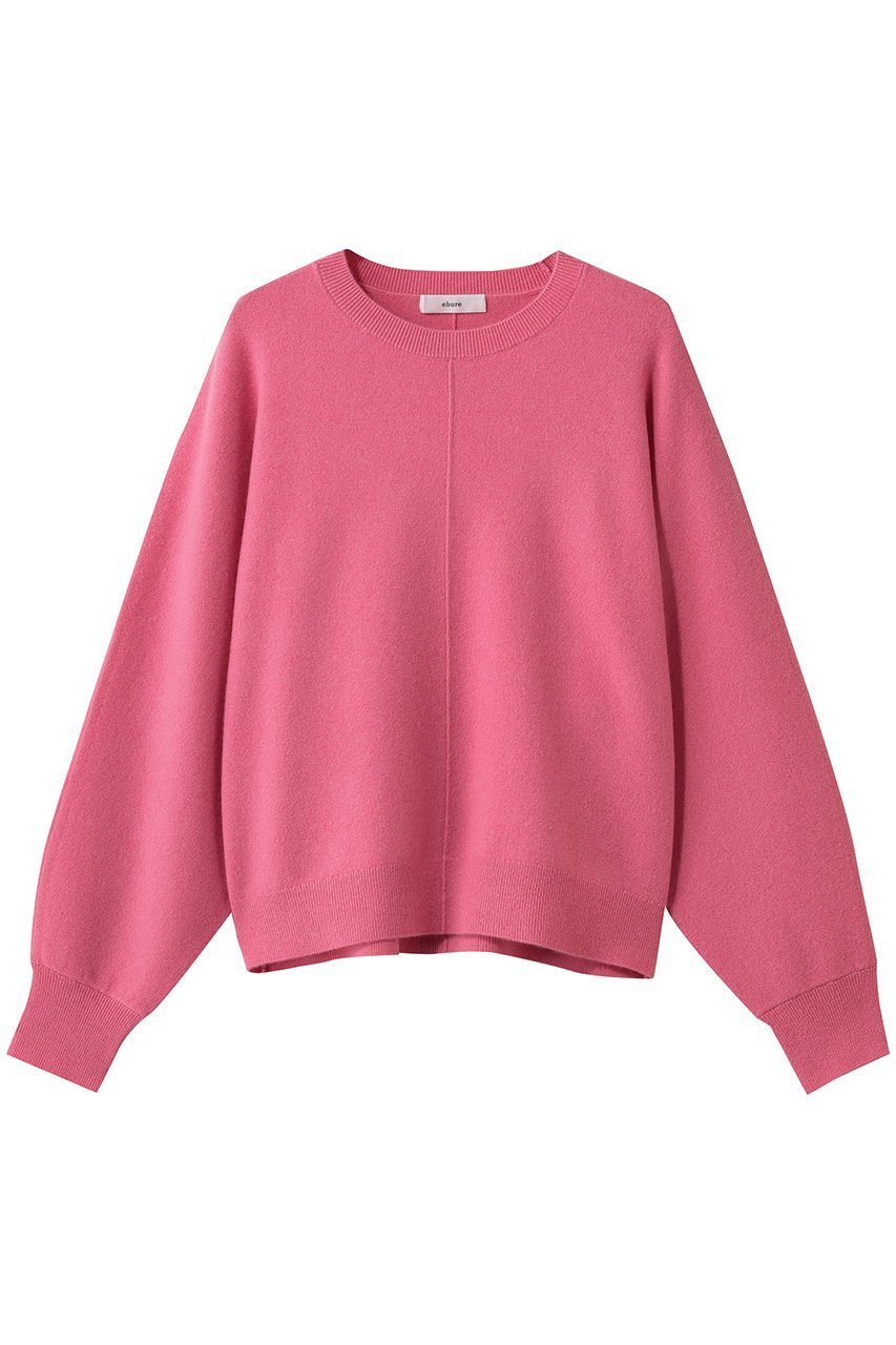 【エブール/ebure】のハイゲージカシミア クルーネックニットプルオーバー 人気、トレンドファッション・服の通販 founy(ファニー) 　ファッション　Fashion　レディースファッション　Fashion for Women　トップス・カットソー　Cut & Sew Tops　ニット　Knit Tops & Sweaters　カジュアルプルオーバー・ニットトップス　Pullovers & Knit Tops / Casual Pullovers　ストレッチ　Stretch, Stretchy Fabric　センター　Center, Center Line　モダン　Modern, Contemporary　 other-1|ID: prp329100004781785 ipo3291000000036833972