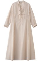 【エブール/ebure】の【12/5 0:00販売開始】ライトウールシルク バンドカラーワンピース ライトベージュ|ID:prp329100004781789