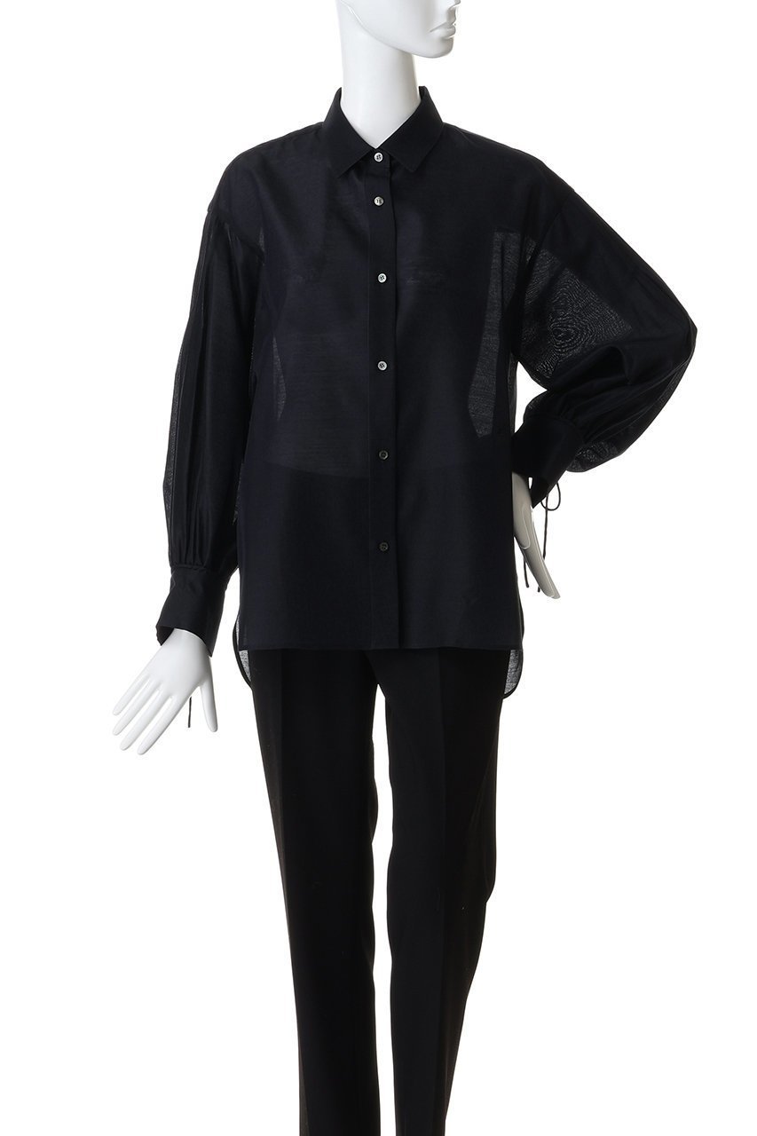 【エブール/ebure】のライトウールシルク パフスリーブシャツ 人気、トレンドファッション・服の通販 founy(ファニー) ファッション Fashion レディースファッション Fashion for Women トップス・カットソー Cut & Sew Tops シャツ・ブラウス・オフィスカジュアル Elegant Blouses & Button-Ups 2026年 2026 インナー Innerwear シルク Silk, 100% Silk スリーブ Sleeve, Long Sleeve / Short Sleeve タートルネック Turtleneck, High Neck リボン Ribbon, Bow ロング Long, Long-Length 夏 Summer 春 Spring S/S・春夏 SS, Spring/Summer, Warm Season other-2|ID: prp329100004781791 ipo3291000000035715575