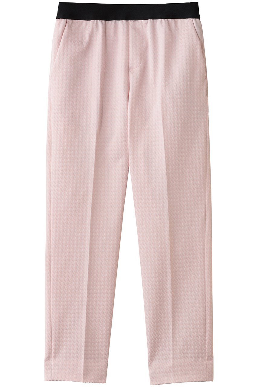 【エムフィル/M Fil】のダイヤグリット ジャカード テーパード クロップド イージートラウザーズ インテリア・キッズ・メンズ・レディースファッション・服の通販 founy(ファニー) 　ファッション　Fashion　レディースファッション　Fashion for Women　パンツ　Pants & Trousers　2026年　2026　クロップド　Cropped, Short Length　ジャカード／ジャガード　Jacquard, Woven Pattern　ストレッチ　Stretch, Stretchy Fabric　テーパード　Tapered, Tapered Pants　モチーフ　Motif, Design Theme　エレガント 上品　Elegant　夏　Summer　春　Spring　S/S・春夏　SS, Spring/Summer, Warm Season　無地　Plain, Solid Color　ライトピンク|ID: prp329100004781792 ipo3291000000034694628