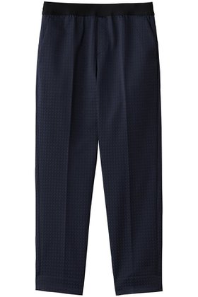 【エムフィル/M Fil】のダイヤグリット ジャカード テーパード クロップド イージートラウザーズ 人気、トレンドファッション・服の通販 founy(ファニー) ファッション Fashion レディースファッション Fashion for Women パンツ Pants & Trousers クロップド Cropped, Short Length ジャカード／ジャガード Jacquard, Woven Pattern ストレッチ Stretch, Stretchy Fabric テーパード Tapered, Tapered Pants モチーフ Motif, Design Theme エレガント 上品 Elegant 無地 Plain, Solid Color |ID:prp329100004781792