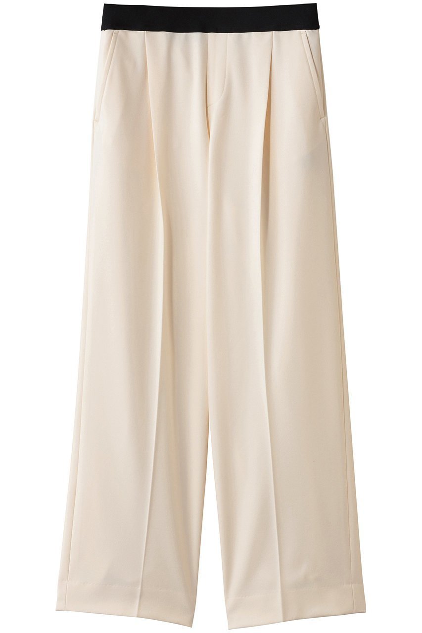 【エムフィル/M Fil】のウォームツイル裏起毛 ワンタックワイドイージートラウザーズ インテリア・キッズ・メンズ・レディースファッション・服の通販 founy(ファニー) 　ファッション　Fashion　レディースファッション　Fashion for Women　パンツ　Pants & Trousers　2026年　2026　ストレッチ　Stretch, Stretchy Fabric　ワイド　Wide, Wide Fit　夏　Summer　春　Spring　S/S・春夏　SS, Spring/Summer, Warm Season　オフホワイト|ID: prp329100004781793 ipo3291000000034694634