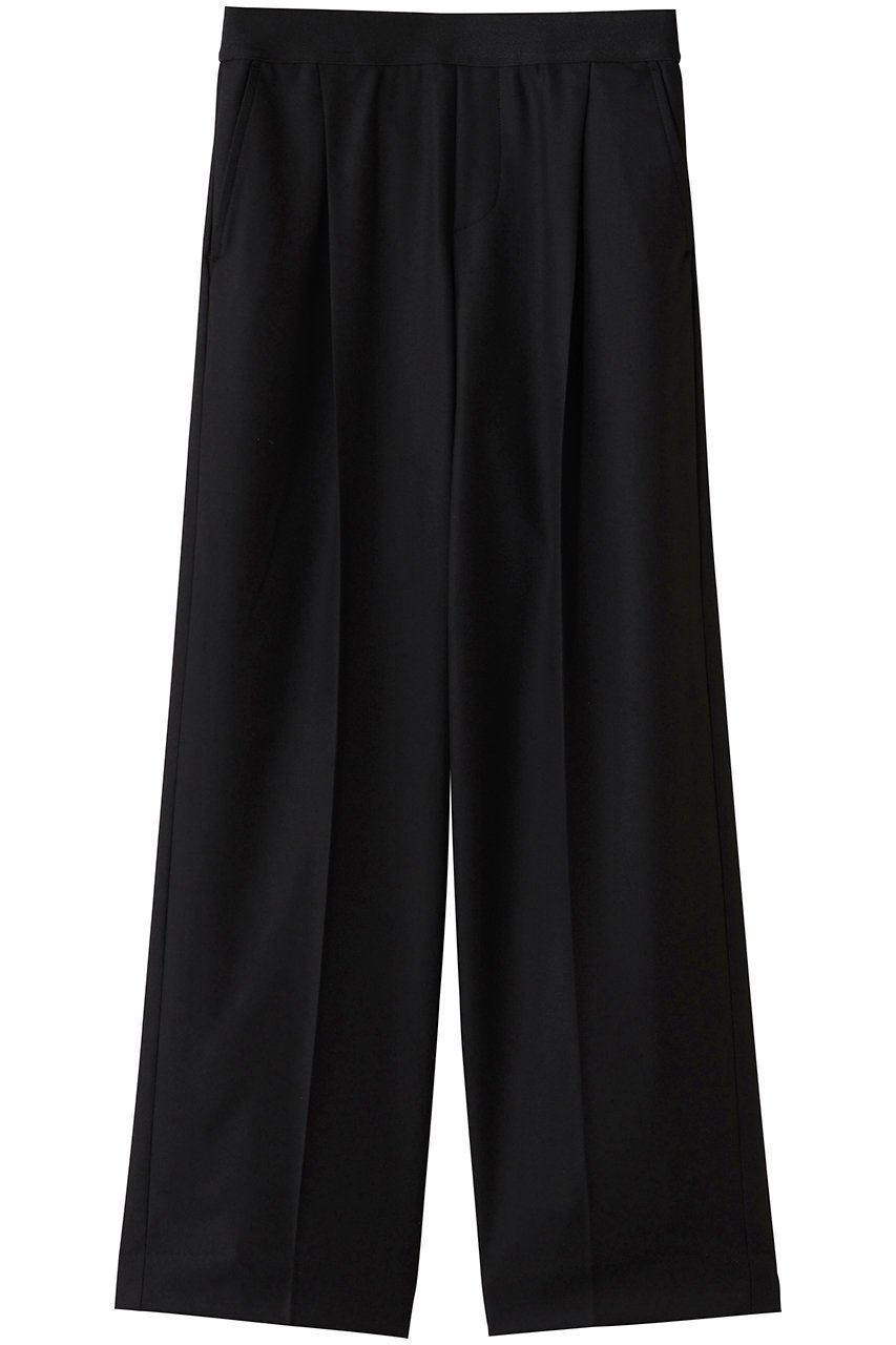 【エムフィル/M Fil】のウォームツイル裏起毛 ワンタックワイドイージートラウザーズ インテリア・キッズ・メンズ・レディースファッション・服の通販 founy(ファニー) 　ファッション　Fashion　レディースファッション　Fashion for Women　パンツ　Pants & Trousers　2026年　2026　ストレッチ　Stretch, Stretchy Fabric　ワイド　Wide, Wide Fit　夏　Summer　春　Spring　S/S・春夏　SS, Spring/Summer, Warm Season　ブラック|ID: prp329100004781793 ipo3291000000034694635