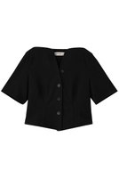 【アキラナカ/AKIRANAKA】のSesilia ジャージー ショートスリーブシャツ 人気、トレンドファッション・服の通販 founy(ファニー) ファッション Fashion レディースファッション Fashion for Women トップス・カットソー Cut & Sew Tops シャツ・ブラウス・オフィスカジュアル Elegant Blouses & Button-Ups 2026年 2026 ショート Short, Short Length スリーブ Sleeve, Long Sleeve / Short Sleeve デコルテ Décolleté, Neckline バランス Balance, Style Balance フォルム Silhouette, Form モダン Modern, Contemporary ラグジュアリー Luxury, Elegant レース Lace, Lace Fabric 夏 Summer 春 Spring S/S・春夏 SS, Spring/Summer, Warm Season |ID:prp329100004781796