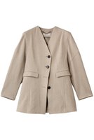 【アキラナカ/AKIRANAKA】のHelene コットンリネン ジャケット 人気、トレンドファッション・服の通販 founy(ファニー) ファッション Fashion レディースファッション Fashion for Women アウター Coat / Outerwear Collection レディースジャケット・軽アウター Jackets 2026年 2026 コンパクト Compact, Small Size ショルダー Shoulder, Shoulder Strap ジャケット Jacket, Outerwear ドロップ Drop Shoulder, Dropped Style バランス Balance, Style Balance モダン Modern, Contemporary リネン Linen, Linen Fabric 夏 Summer 春 Spring S/S・春夏 SS, Spring/Summer, Warm Season |ID:prp329100004781797