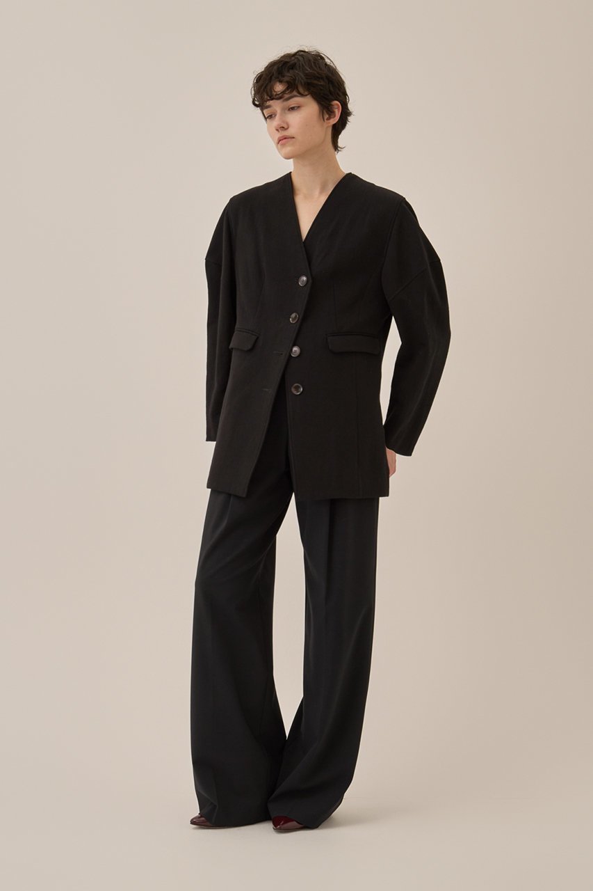 【アキラナカ/AKIRANAKA】のHelene コットンリネン ジャケット 人気、トレンドファッション・服の通販 founy(ファニー) 　ファッション　Fashion　レディースファッション　Fashion for Women　アウター　Coat / Outerwear Collection　レディースジャケット・軽アウター　Jackets　2026年　2026　コンパクト　Compact, Small Size　ショルダー　Shoulder, Shoulder Strap　ジャケット　Jacket, Outerwear　ドロップ　Drop Shoulder, Dropped Style　バランス　Balance, Style Balance　モダン　Modern, Contemporary　リネン　Linen, Linen Fabric　夏　Summer　春　Spring　S/S・春夏　SS, Spring/Summer, Warm Season　other-8|ID: prp329100004781797 ipo3291000000036156002