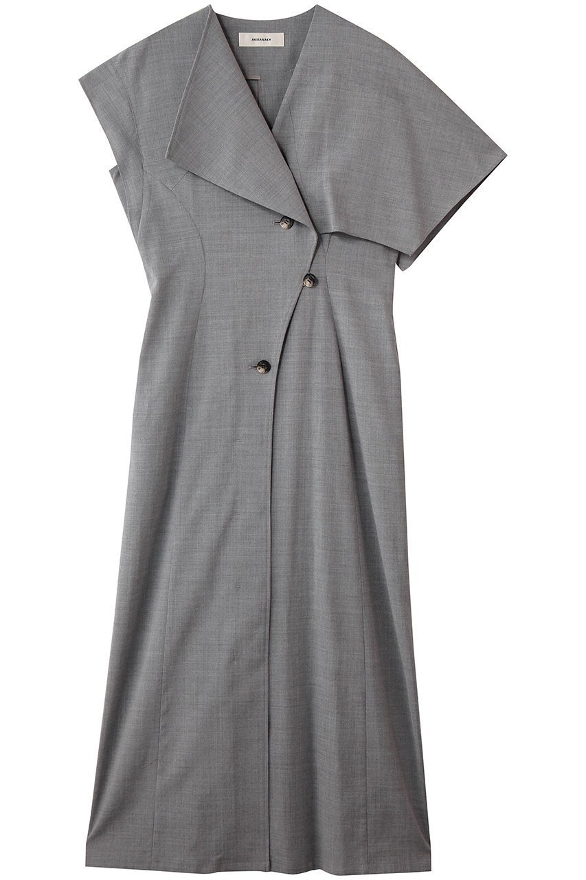 【アキラナカ/AKIRANAKA】のCatalina ドレス インテリア・キッズ・メンズ・レディースファッション・服の通販 founy(ファニー) 　ファッション　Fashion　レディースファッション　Fashion for Women　ワンピース　Dresses　フォーマル・パーティードレス・結婚式用ドレス　Elegant & Casual Dresses　チュニック　Tunic Tops & Dresses　2026年　2026　アシンメトリー　Asymmetrical Style　カッティング　Cutting Detail　シェイプ　Shape, Slim Fit　チュニック　Tunic, Long Top　ドレス　Dress, One-Piece　バランス　Balance, Style Balance　モダン　Modern, Contemporary　ロング　Long, Long-Length　夏　Summer　春　Spring　S/S・春夏　SS, Spring/Summer, Warm Season　グレー|ID: prp329100004781798 ipo3291000000035894575