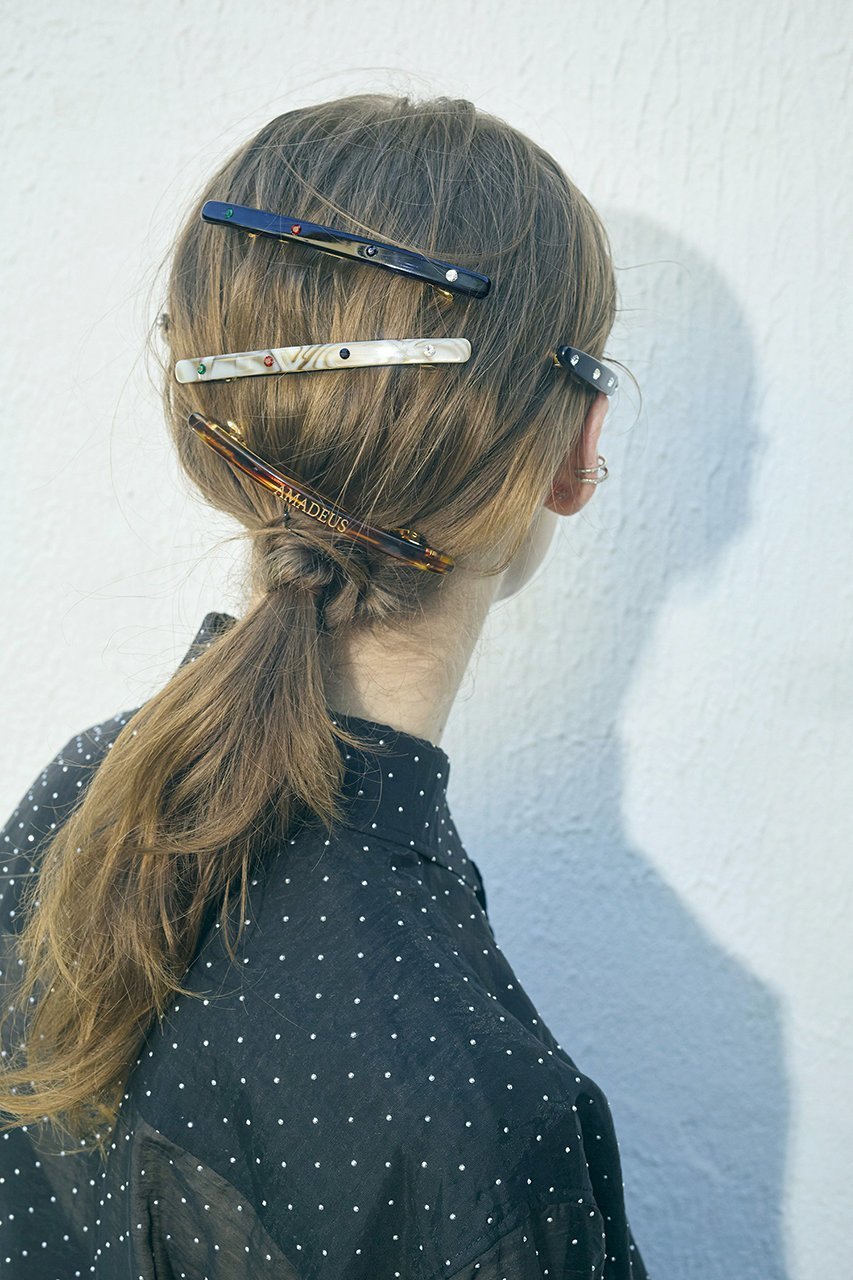 【マリュス/MALUS】のバレッタ/Large 人気、トレンドファッション・服の通販 founy(ファニー) 　ファッション　Fashion　レディースファッション　Fashion for Women　シュシュ&ヘアアクセ/ヘアアレンジ　Scrunchies & Hair Accessories　2026年　2026　アクセサリー　Fashion Accessories　クラシカル　Classical, Vintage-Inspired　ストーン　Stone, Gem-Like　バレッタ　Barrette, Hair Clip　リュクス　Luxury, Elegant, High-End, Chic　ロング　Long, Long-Length　夏　Summer　春　Spring　S/S・春夏　SS, Spring/Summer, Warm Season　other-2|ID: prp329100004781800 ipo3291000000034694692