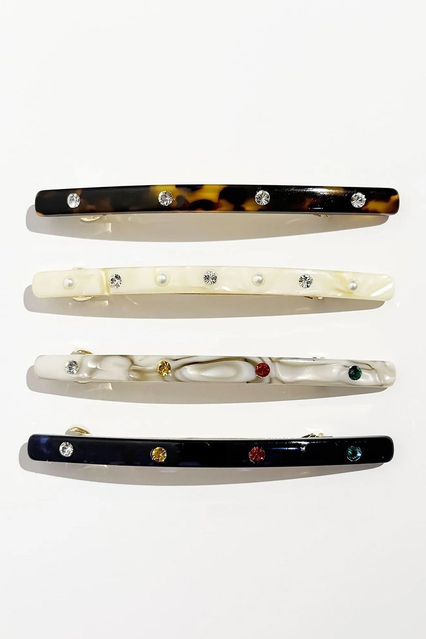 【マリュス/MALUS】のバレッタ/Large 人気、トレンドファッション・服の通販 founy(ファニー) 　ファッション　Fashion　レディースファッション　Fashion for Women　シュシュ&ヘアアクセ/ヘアアレンジ　Scrunchies & Hair Accessories　2026年　2026　アクセサリー　Fashion Accessories　クラシカル　Classical, Vintage-Inspired　ストーン　Stone, Gem-Like　バレッタ　Barrette, Hair Clip　リュクス　Luxury, Elegant, High-End, Chic　ロング　Long, Long-Length　夏　Summer　春　Spring　S/S・春夏　SS, Spring/Summer, Warm Season　other-5|ID: prp329100004781800 ipo3291000000034694695