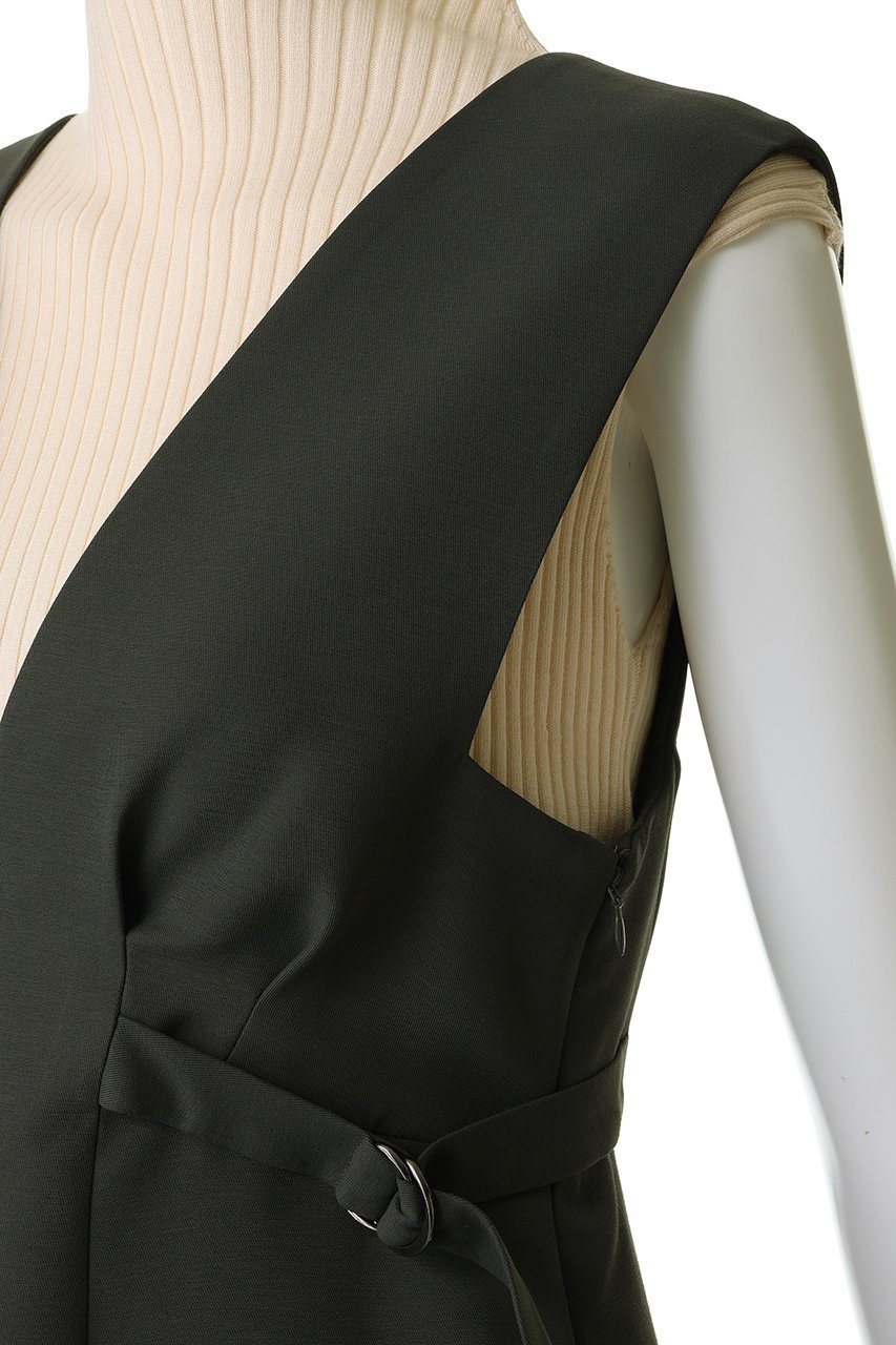 【ランバン オン ブルー/LANVIN en Bleu】のダブルクロスジャンバースカート 人気、トレンドファッション・服の通販 founy(ファニー) 　ファッション　Fashion　レディースファッション　Fashion for Women　スカート　Skirts　ワンピース　Dresses　2026年　2026　スタイリッシュ　Stylish, Fashionable　ダブル　Double, Double-Breasted　チュニック　Tunic, Long Top　ロング　Long, Long-Length　夏　Summer　春　Spring　S/S・春夏　SS, Spring/Summer, Warm Season　other-5|ID: prp329100004781804 ipo3291000000034694728