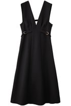 【ランバン オン ブルー/LANVIN en Bleu】のダブルクロスジャンバースカート ブラック|ID: prp329100004781804 ipo3291000000035804812