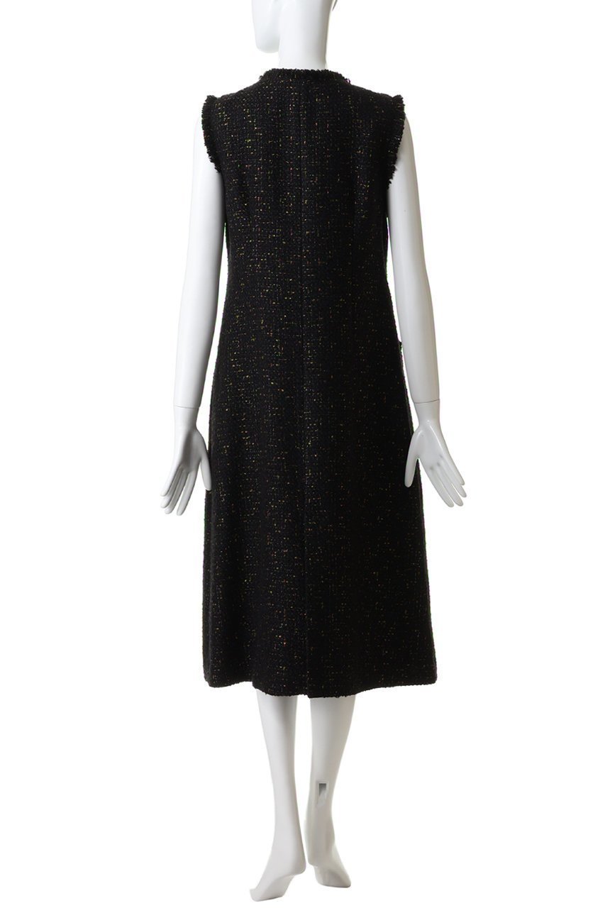 【ランバン オン ブルー/LANVIN en Bleu】のツイードジレワンピース 人気、トレンドファッション・服の通販 founy(ファニー) 　ファッション　Fashion　レディースファッション　Fashion for Women　アウター　Coat / Outerwear Collection　ワンピース　Dresses　チュニック　Tunic Tops & Dresses　2026年　2026　チュニック　Tunic, Long Top　ツイード　Twill, Twill Weave　ロング　Long, Long-Length　夏　Summer　春　Spring　S/S・春夏　SS, Spring/Summer, Warm Season　other-4|ID: prp329100004781805 ipo3291000000034694735