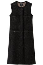 【ランバン オン ブルー/LANVIN en Bleu】のツイードジレワンピース 人気、トレンドファッション・服の通販 founy(ファニー) ファッション Fashion レディースファッション Fashion for Women アウター Coat / Outerwear Collection ワンピース Dresses チュニック Tunic Tops & Dresses 2026年 2026 チュニック Tunic, Long Top ツイード Twill, Twill Weave ロング Long, Long-Length 夏 Summer 春 Spring S/S・春夏 SS, Spring/Summer, Warm Season thumbnail ブラック|ID: prp329100004781805 ipo3291000000036156017