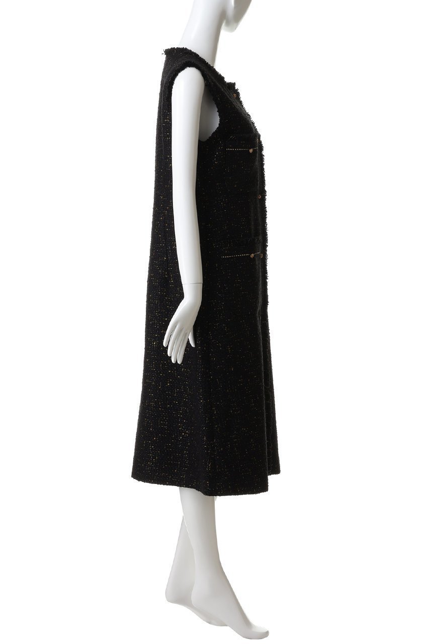 【ランバン オン ブルー/LANVIN en Bleu】のツイードジレワンピース 人気、トレンドファッション・服の通販 founy(ファニー) 　ファッション　Fashion　レディースファッション　Fashion for Women　アウター　Coat / Outerwear Collection　ワンピース　Dresses　チュニック　Tunic Tops & Dresses　2026年　2026　チュニック　Tunic, Long Top　ツイード　Twill, Twill Weave　ロング　Long, Long-Length　夏　Summer　春　Spring　S/S・春夏　SS, Spring/Summer, Warm Season　other-3|ID: prp329100004781805 ipo3291000000036156021