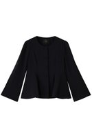 【ランバン オン ブルー/LANVIN en Bleu】のトリアセテートペプラムジャケット 人気、トレンドファッション・服の通販 founy(ファニー) ファッション Fashion レディースファッション Fashion for Women アウター Coat / Outerwear Collection レディースジャケット・軽アウター Jackets 2026年 2026 ジャケット Jacket, Outerwear スリーブ Sleeve, Long Sleeve / Short Sleeve フェミニン Feminine, Girly フロント Front, Front Design ペプラム Peplum, Flared Hem ロング Long, Long-Length 夏 Summer 春 Spring S/S・春夏 SS, Spring/Summer, Warm Season |ID:prp329100004781806