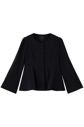 【ランバン オン ブルー/LANVIN en Bleu】 トリアセテートペプラムジャケット人気、トレンドファッション・服の通販 founy(ファニー) ファッション Fashion レディースファッション Fashion for Women アウター Coat / Outerwear Collection レディースジャケット・軽アウター Jackets 2026年 2026 ジャケット Jacket, Outerwear スリーブ Sleeve, Long Sleeve / Short Sleeve フェミニン Feminine, Girly フロント Front, Front Design ペプラム Peplum, Flared Hem ロング Long, Long-Length 夏 Summer 春 Spring S/S・春夏 SS, Spring/Summer, Warm Season |ID:prp329100004781806