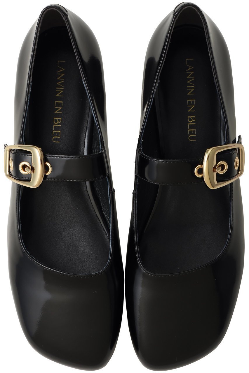 【ランバン オン ブルー/LANVIN en Bleu】のバックルベルトパンプス インテリア・キッズ・メンズ・レディースファッション・服の通販 founy(ファニー) 　ファッション　Fashion　レディースファッション　Fashion for Women　バッグ　Bags　ベルト&ウエストマーク　Belts & Waist Accessories　2026年　2026　スクエア　Square, Square Shape　夏　Summer　春　Spring　S/S・春夏　SS, Spring/Summer, Warm Season　ブラック|ID: prp329100004781809 ipo3291000000034694760