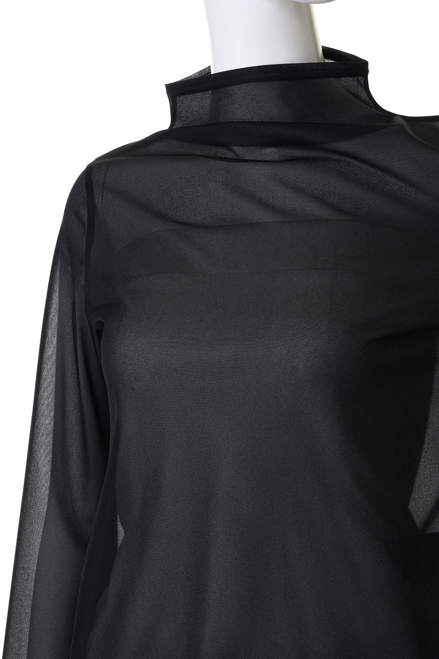 【ランバン オン ブルー/LANVIN en Bleu】のシアートリコットフレアスリーブカットソー 人気、トレンドファッション・服の通販 founy(ファニー) ファッション Fashion レディースファッション Fashion for Women トップス・カットソー Cut & Sew Tops シャツ・ブラウス・オフィスカジュアル Elegant Blouses & Button-Ups ロングTシャツ・Tシャツ Longline T-Shirts & Tees カットソー・ベーシックTシャツ Cut-and-Sewn Tops / Stretch Tees & Basics 2026年 2026 カットソー Cut and Sewn Top カーディガン Cardigan, Knitwear キャミソール Camisole, Spaghetti Strap Top スリーブ Sleeve, Long Sleeve / Short Sleeve トレンド Trend, Trending Now ハイネック High Neck, Mock Neck フェミニン Feminine, Girly フレア Flare, Flared ロング Long, Long-Length エレガント 上品 Elegant 夏 Summer 春 Spring S/S・春夏 SS, Spring/Summer, Warm Season other-5|ID: prp329100004781841 ipo3291000000034695040