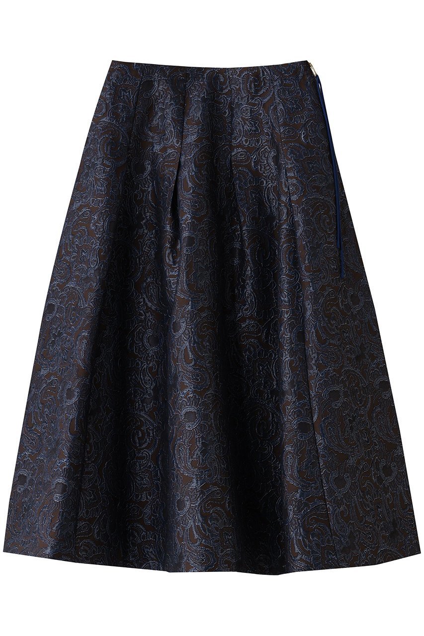 【ランバン オン ブルー/LANVIN en Bleu】のペイズリージャガードタックスカート インテリア・キッズ・メンズ・レディースファッション・服の通販 founy(ファニー) 　ファッション　Fashion　レディースファッション　Fashion for Women　スカート　Skirts　ロングスカート　Long Skirts / Maxi & Midi Skirts　2026年　2026　シンプル　Simple, Minimal　ジャカード／ジャガード　Jacquard, Woven Pattern　フェミニン　Feminine, Girly　ペイズリー　Paisley, Ethnic Pattern　ロング　Long, Long-Length　夏　Summer　春　Spring　S/S・春夏　SS, Spring/Summer, Warm Season　ブラウン|ID: prp329100004781844 ipo3291000000034695068