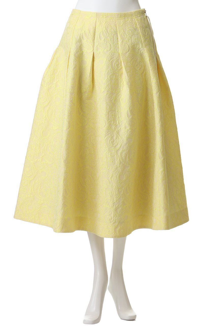 【ランバン オン ブルー/LANVIN en Bleu】のペイズリージャガードタックスカート 人気、トレンドファッション・服の通販 founy(ファニー) 　ファッション　Fashion　レディースファッション　Fashion for Women　スカート　Skirts　ロングスカート　Long Skirts / Maxi & Midi Skirts　2026年　2026　シンプル　Simple, Minimal　ジャカード／ジャガード　Jacquard, Woven Pattern　フェミニン　Feminine, Girly　ペイズリー　Paisley, Ethnic Pattern　ロング　Long, Long-Length　夏　Summer　春　Spring　S/S・春夏　SS, Spring/Summer, Warm Season　other-2|ID: prp329100004781844 ipo3291000000035953332