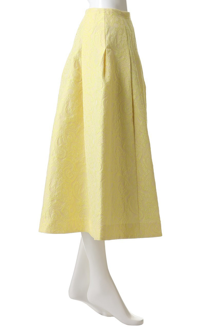 【ランバン オン ブルー/LANVIN en Bleu】のペイズリージャガードタックスカート 人気、トレンドファッション・服の通販 founy(ファニー) 　ファッション　Fashion　レディースファッション　Fashion for Women　スカート　Skirts　ロングスカート　Long Skirts / Maxi & Midi Skirts　2026年　2026　シンプル　Simple, Minimal　ジャカード／ジャガード　Jacquard, Woven Pattern　フェミニン　Feminine, Girly　ペイズリー　Paisley, Ethnic Pattern　ロング　Long, Long-Length　夏　Summer　春　Spring　S/S・春夏　SS, Spring/Summer, Warm Season　other-3|ID: prp329100004781844 ipo3291000000035953333