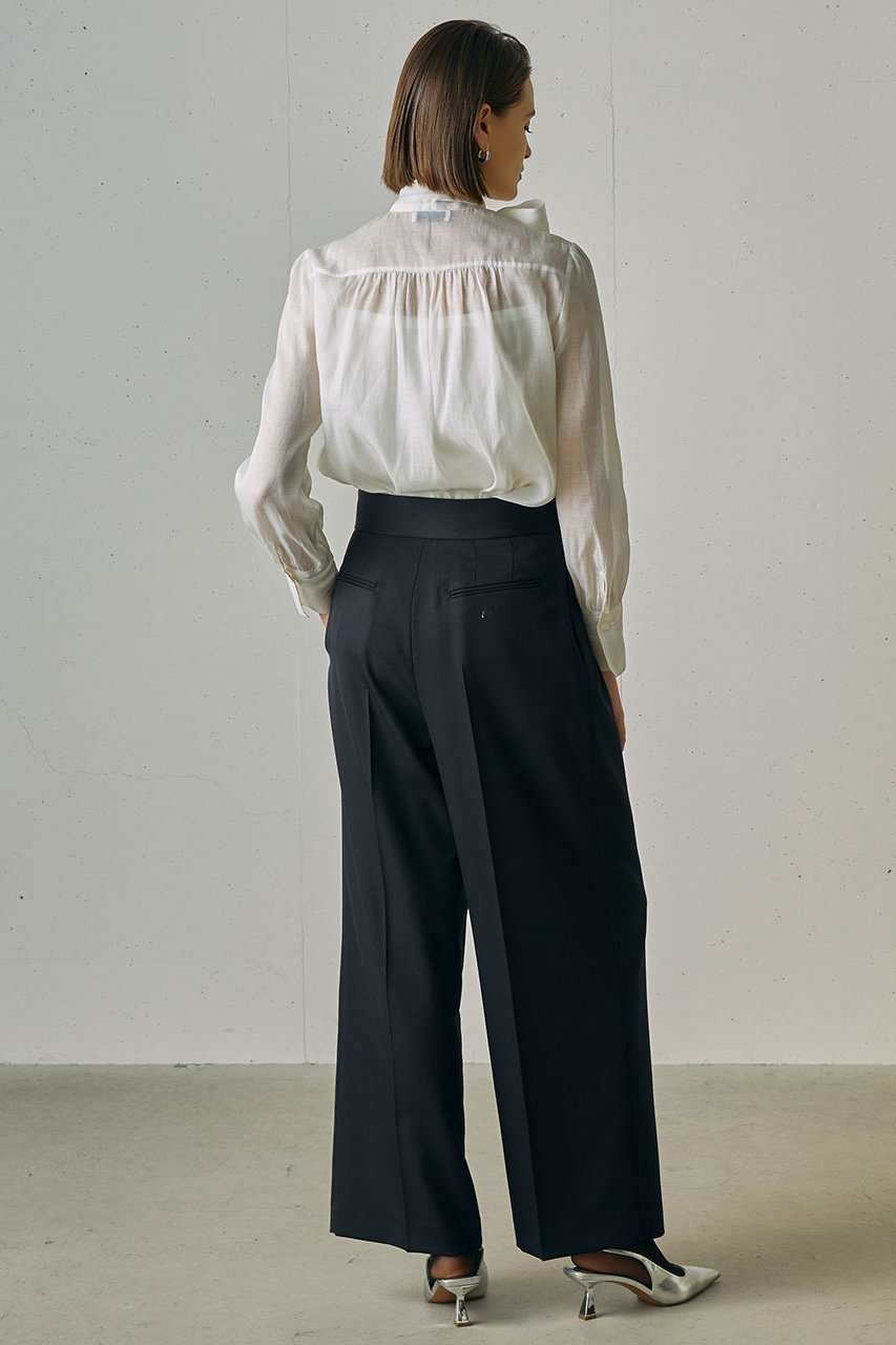 【ジェイドット/j.】のドビーダブルクロス 2タックワイドパンツ 人気、トレンドファッション・服の通販 founy(ファニー) 　ファッション　Fashion　レディースファッション　Fashion for Women　パンツ　Pants & Trousers　なめらか　Smooth, Silky Texture　センター　Center, Center Line　ダブル　Double, Double-Breasted　ワイド　Wide, Wide Fit　A/W・秋冬　Autumn/Winter　other-8|ID: prp329100004781868 ipo3291000000034755779