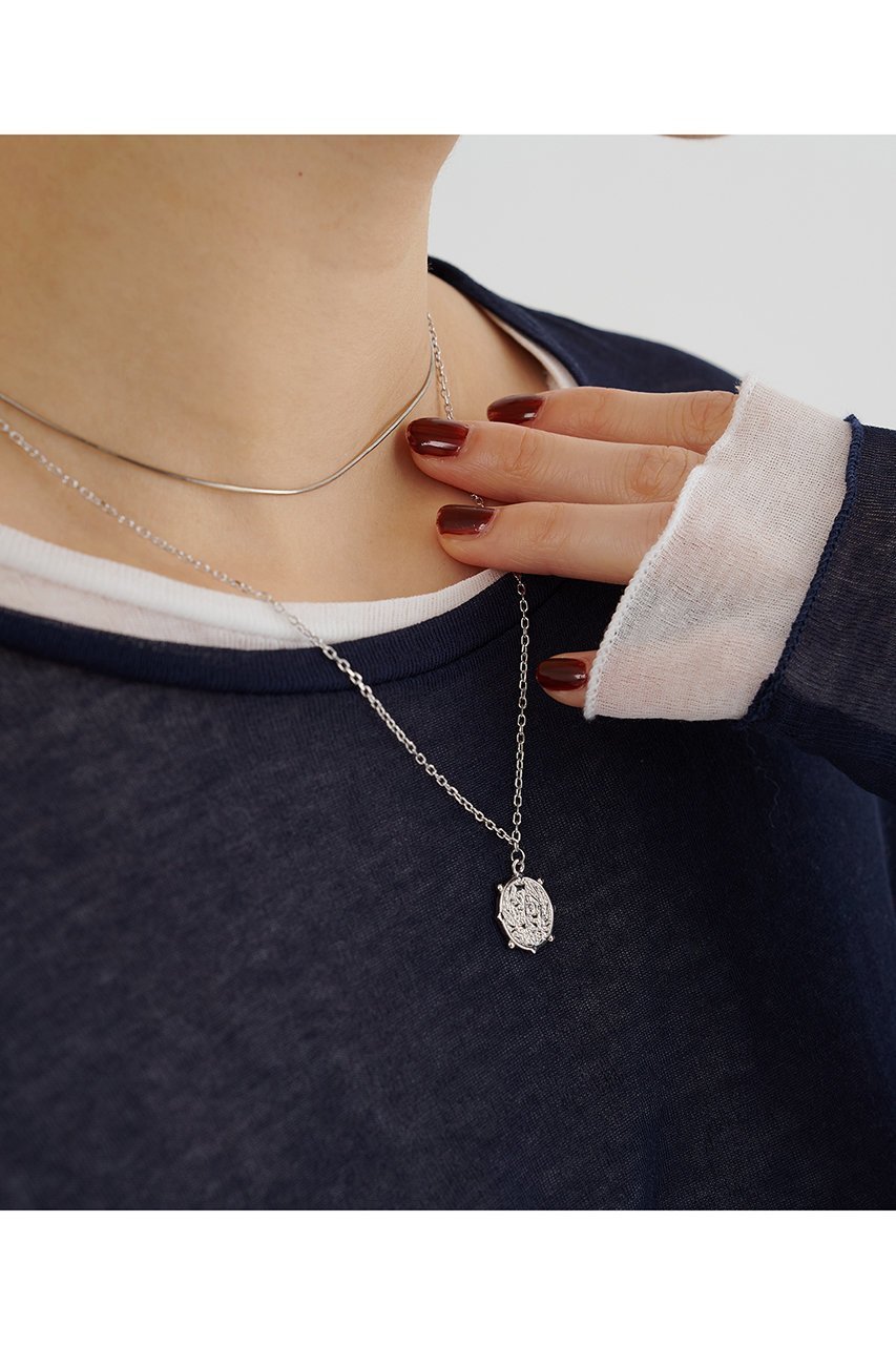 【ウィムガゼット/Whim Gazette】の【Hoaw.】コインネックレス インテリア・キッズ・メンズ・レディースファッション・服の通販 founy(ファニー) 　ファッション　Fashion　レディースファッション　Fashion for Women　ジュエリー　Jewelry　ネックレス　Necklaces & Pendants　アクセサリー　Fashion Accessories　コイン　Coin, Coin Design　シューズ　Shoes, Footwear　シルバー　Silver, Metallic Silver　チェーン　Chain, Chain Strap　ネックレス　Necklace, Pendant Necklace　バランス　Balance, Style Balance　ベーシック　Basic, Essential　モチーフ　Motif, Design Theme　エレガント 上品　Elegant　925シルバー|ID: prp329100004782541 ipo3291000000036049875