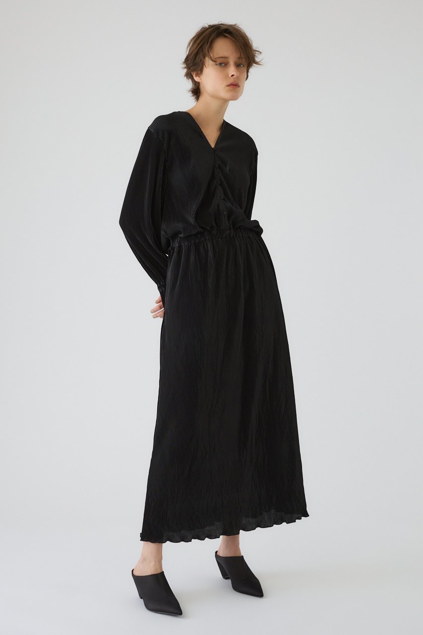 【リムアーク/RIM.ARK】のElegant relaxy dress/ドレス 人気、トレンドファッション・服の通販 founy(ファニー) 　ファッション　Fashion　レディースファッション　Fashion for Women　ワンピース　Dresses　フォーマル・パーティードレス・結婚式用ドレス　Elegant & Casual Dresses　チュニック　Tunic Tops & Dresses　2026年　2026　アクセサリー　Fashion Accessories　エレガント 上品　Elegant　スニーカー　Sneakers, Trainers　チュニック　Tunic, Long Top　ドレス　Dress, One-Piece　プリーツ　Pleats, Pleated　リラックス　Relax, Relaxed Fit　ロング　Long, Long-Length　夏　Summer　春　Spring　S/S・春夏　SS, Spring/Summer, Warm Season　結婚式　Wedding　other-7|ID: prp329100004782552 ipo3291000000036049933