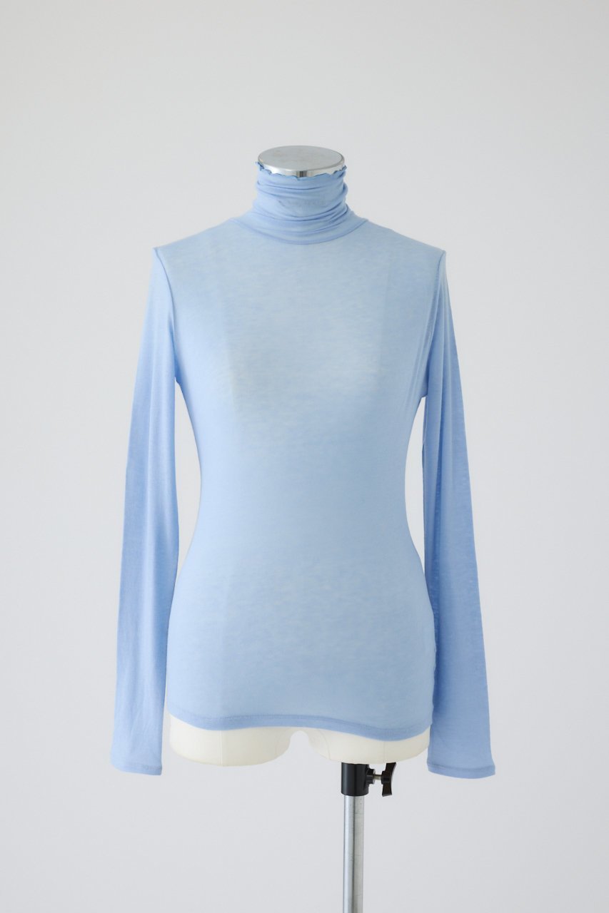 【リムアーク/RIM.ARK】の【12/3 10:00販売開始】Soft touch silk mix inner tops/トップス インテリア・キッズ・メンズ・レディースファッション・服の通販 founy(ファニー) ファッション Fashion レディースファッション Fashion for Women トップス・カットソー Cut & Sew Tops シャツ・ブラウス・オフィスカジュアル Elegant Blouses & Button-Ups ロングTシャツ・Tシャツ Longline T-Shirts & Tees カットソー・ベーシックTシャツ Cut-and-Sewn Tops / Stretch Tees & Basics インナー Innerwear 春 Spring シルク Silk, 100% Silk スリーブ Sleeve, Long Sleeve / Short Sleeve フィット Fit, Slim Fit ロング Long, Long-Length S/S・春夏 SS, Spring/Summer, Warm Season 夏 Summer エレガント 上品 Elegant 2026年 2026 ライトブルー|ID: prp329100004782555 ipo3291000000034705462