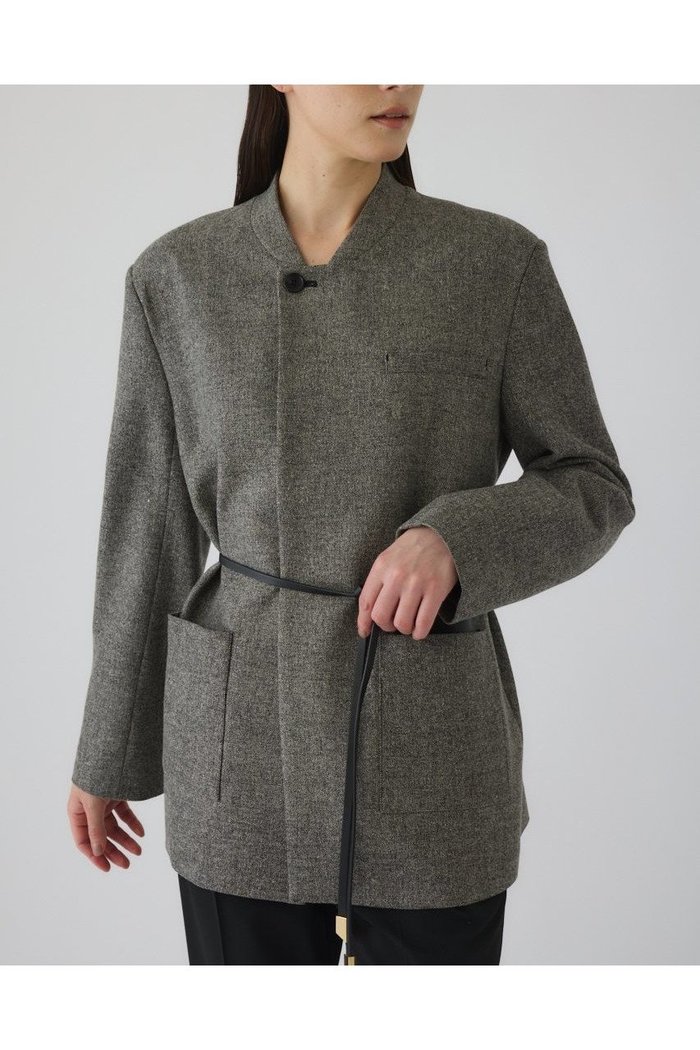 【リムアーク/RIM.ARK】の【12/3 10:00販売開始】Metal belt box jacket/ジャケット インテリア・キッズ・メンズ・レディースファッション・服の通販 founy(ファニー) https://founy.com/ ファッション Fashion レディースファッション Fashion for Women アウター Coat / Outerwear Collection レディースジャケット・軽アウター Jackets 春 Spring ジャケット Jacket, Outerwear ツイード Twill, Twill Weave デニム Denim, Jeans Material ポケット Pocket, Pocket Detail マニッシュ Mannish, Boyish メタル Metal, Metal Parts S/S・春夏 SS, Spring/Summer, Warm Season 夏 Summer 2026年 2026 |ID: prp329100004782557 ipo3291000000034705483