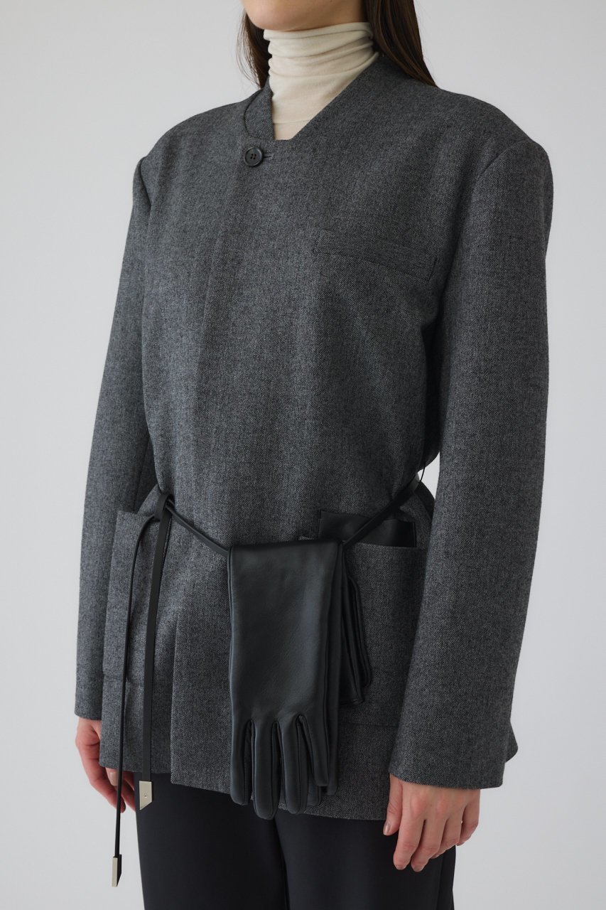 【リムアーク/RIM.ARK】のMetal belt box jacket/ジャケット 人気、トレンドファッション・服の通販 founy(ファニー) ファッション Fashion レディースファッション Fashion for Women アウター Coat / Outerwear Collection レディースジャケット・軽アウター Jackets 2026年 2026 ジャケット Jacket, Outerwear ツイード Twill, Twill Weave デニム Denim, Jeans Material ポケット Pocket, Pocket Detail マニッシュ Mannish, Boyish メタル Metal, Metal Parts 夏 Summer 春 Spring S/S・春夏 SS, Spring/Summer, Warm Season other-2|ID: prp329100004782557 ipo3291000000036087277