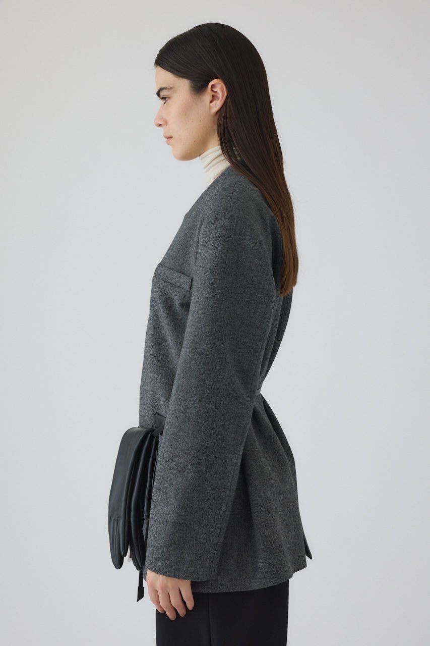 【リムアーク/RIM.ARK】のMetal belt box jacket/ジャケット 人気、トレンドファッション・服の通販 founy(ファニー) ファッション Fashion レディースファッション Fashion for Women アウター Coat / Outerwear Collection レディースジャケット・軽アウター Jackets 2026年 2026 ジャケット Jacket, Outerwear ツイード Twill, Twill Weave デニム Denim, Jeans Material ポケット Pocket, Pocket Detail マニッシュ Mannish, Boyish メタル Metal, Metal Parts 夏 Summer 春 Spring S/S・春夏 SS, Spring/Summer, Warm Season other-3|ID: prp329100004782557 ipo3291000000036087278