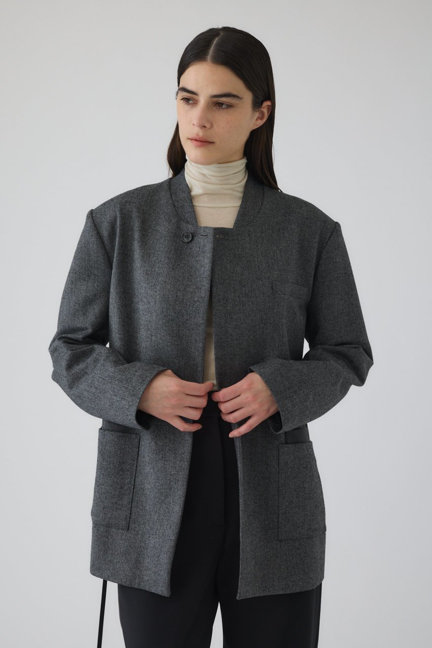 【リムアーク/RIM.ARK】のMetal belt box jacket/ジャケット 人気、トレンドファッション・服の通販 founy(ファニー) ファッション Fashion レディースファッション Fashion for Women アウター Coat / Outerwear Collection レディースジャケット・軽アウター Jackets 2026年 2026 ジャケット Jacket, Outerwear ツイード Twill, Twill Weave デニム Denim, Jeans Material ポケット Pocket, Pocket Detail マニッシュ Mannish, Boyish メタル Metal, Metal Parts 夏 Summer 春 Spring S/S・春夏 SS, Spring/Summer, Warm Season other-6|ID: prp329100004782557 ipo3291000000036087283