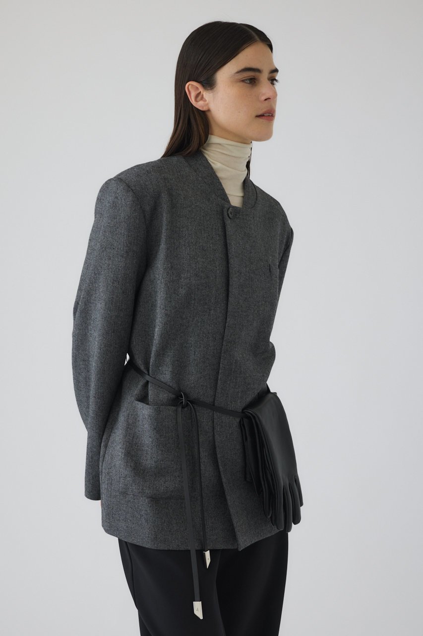 【リムアーク/RIM.ARK】のMetal belt box jacket/ジャケット 人気、トレンドファッション・服の通販 founy(ファニー) ファッション Fashion レディースファッション Fashion for Women アウター Coat / Outerwear Collection レディースジャケット・軽アウター Jackets 2026年 2026 ジャケット Jacket, Outerwear ツイード Twill, Twill Weave デニム Denim, Jeans Material ポケット Pocket, Pocket Detail マニッシュ Mannish, Boyish メタル Metal, Metal Parts 夏 Summer 春 Spring S/S・春夏 SS, Spring/Summer, Warm Season other-8|ID: prp329100004782557 ipo3291000000036087285