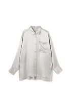 【アンクレイヴ/uncrave】の【12/3 12:00販売開始】アセテートヴィンテージサテン ミドルシャツ 人気、トレンドファッション・服の通販 founy(ファニー) ファッション Fashion レディースファッション Fashion for Women トップス・カットソー Cut & Sew Tops シャツ・ブラウス・オフィスカジュアル Elegant Blouses & Button-Ups スリーブ Sleeve, Long Sleeve / Short Sleeve セットアップ Set-Up, Coordinated Outfit ミドル Middle Length, Mid Height ロング Long, Long-Length ヴィンテージ Vintage Style エレガント 上品 Elegant 吸水 Absorbent, Quick-Dry 新作・新入荷 New Arrivals / New In thumbnail シルバー|ID: prp329100004782558 ipo3291000000034705576