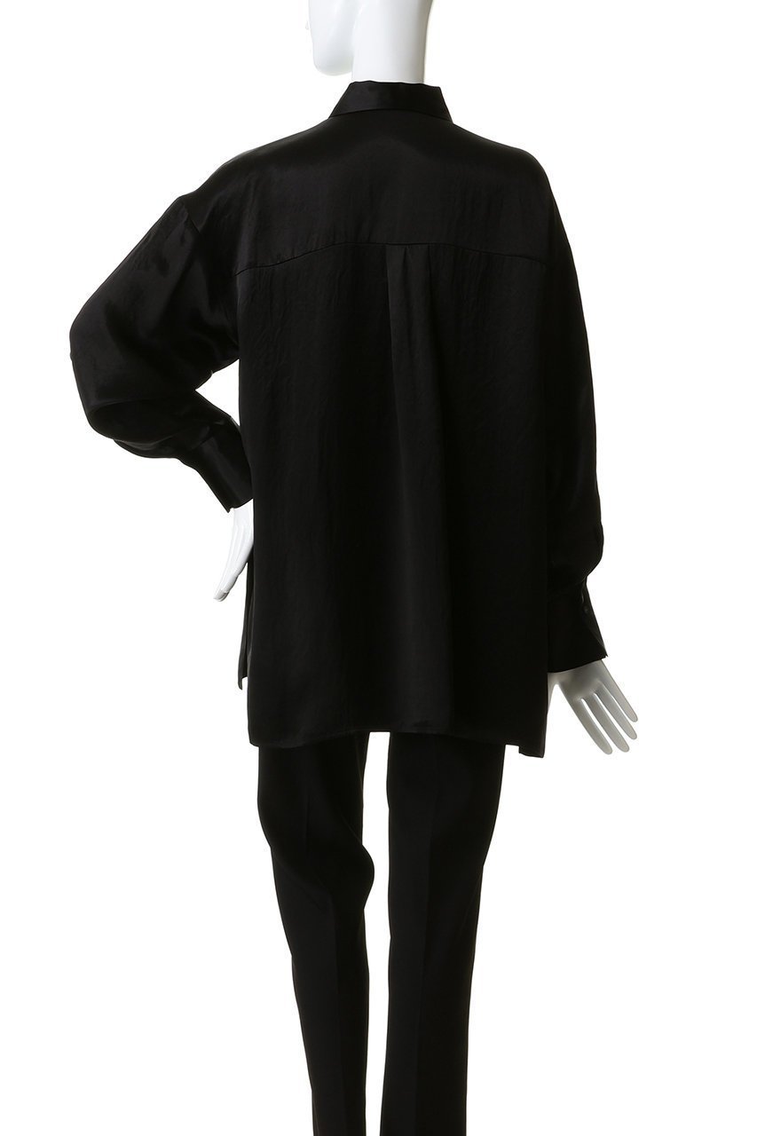 【アンクレイヴ/uncrave】のアセテートヴィンテージサテン ミドルシャツ 人気、トレンドファッション・服の通販 founy(ファニー) 　ファッション　Fashion　レディースファッション　Fashion for Women　トップス・カットソー　Cut & Sew Tops　シャツ・ブラウス・オフィスカジュアル　Elegant Blouses & Button-Ups　スリーブ　Sleeve, Long Sleeve / Short Sleeve　セットアップ　Set-Up, Coordinated Outfit　ミドル　Middle Length, Mid Height　ロング　Long, Long-Length　ヴィンテージ　Vintage Style　エレガント 上品　Elegant　吸水　Absorbent, Quick-Dry　other-4|ID: prp329100004782558 ipo3291000000034910618