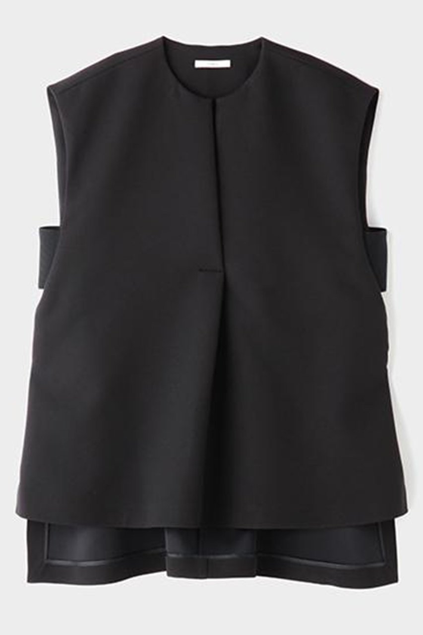 【ル フィル/LE PHIL】のマトラッセトリプルクロスジレ インテリア・キッズ・メンズ・レディースファッション・服の通販 founy(ファニー) 　ファッション　Fashion　レディースファッション　Fashion for Women　アウター　Coat / Outerwear Collection　レディースジャケット・軽アウター　Jackets　インナー　Innerwear　ジャケット　Jacket, Outerwear　ストレッチ　Stretch, Stretchy Fabric　フォルム　Silhouette, Form　ベスト　Vest, Waistcoat　エレガント 上品　Elegant　新作・新入荷　New Arrivals / New In　ブラック|ID: prp329100004782565 ipo3291000000034705612