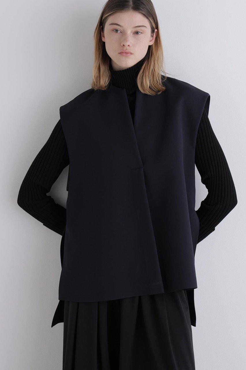 【ル フィル/LE PHIL】のマトラッセトリプルクロスジレ 人気、トレンドファッション・服の通販 founy(ファニー) 　ファッション　Fashion　レディースファッション　Fashion for Women　アウター　Coat / Outerwear Collection　レディースジャケット・軽アウター　Jackets　インナー　Innerwear　ジャケット　Jacket, Outerwear　ストレッチ　Stretch, Stretchy Fabric　フォルム　Silhouette, Form　ベスト　Vest, Waistcoat　エレガント 上品　Elegant　新作・新入荷　New Arrivals / New In　other-2|ID: prp329100004782565 ipo3291000000034705617