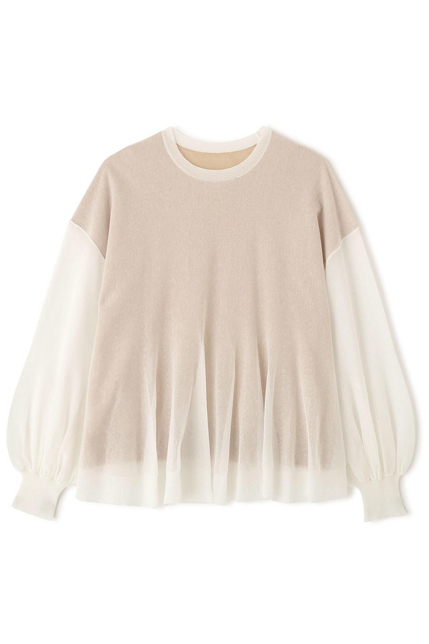 【アドーア/ADORE】のシアーレイヤードニット インテリア・キッズ・メンズ・レディースファッション・服の通販 founy(ファニー) ファッション Fashion レディースファッション Fashion for Women トップス・カットソー Cut & Sew Tops ニット Knit Tops & Sweaters カジュアルプルオーバー・ニットトップス Pullovers & Knit Tops / Casual Pullovers シアー Sheer, See-Through シンプル Simple, Minimal 新作・新入荷 New Arrivals / New In ホワイト|ID: prp329100004782566 ipo3291000000034705622