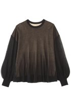 【アドーア/ADORE】のシアーレイヤードニット 人気、トレンドファッション・服の通販 founy(ファニー) ファッション Fashion レディースファッション Fashion for Women トップス・カットソー Cut & Sew Tops ニット Knit Tops & Sweaters カジュアルプルオーバー・ニットトップス Pullovers & Knit Tops / Casual Pullovers シアー Sheer, See-Through シンプル Simple, Minimal thumbnail ブラック|ID: prp329100004782566 ipo3291000000036137381