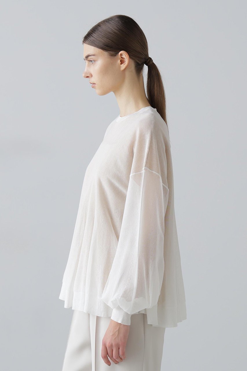 【アドーア/ADORE】のシアーレイヤードニット 人気、トレンドファッション・服の通販 founy(ファニー) 　ファッション　Fashion　レディースファッション　Fashion for Women　トップス・カットソー　Cut & Sew Tops　ニット　Knit Tops & Sweaters　カジュアルプルオーバー・ニットトップス　Pullovers & Knit Tops / Casual Pullovers　シアー　Sheer, See-Through　シンプル　Simple, Minimal　other-4|ID: prp329100004782566 ipo3291000000036137385